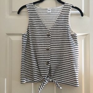 Old Navy Tie-Up Sleeveless Knit
